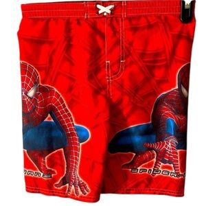 Vintage 2007 Spider-Man 3 Board Shorts, Boys Sz XS, 5, Marvel Comics, Novelty